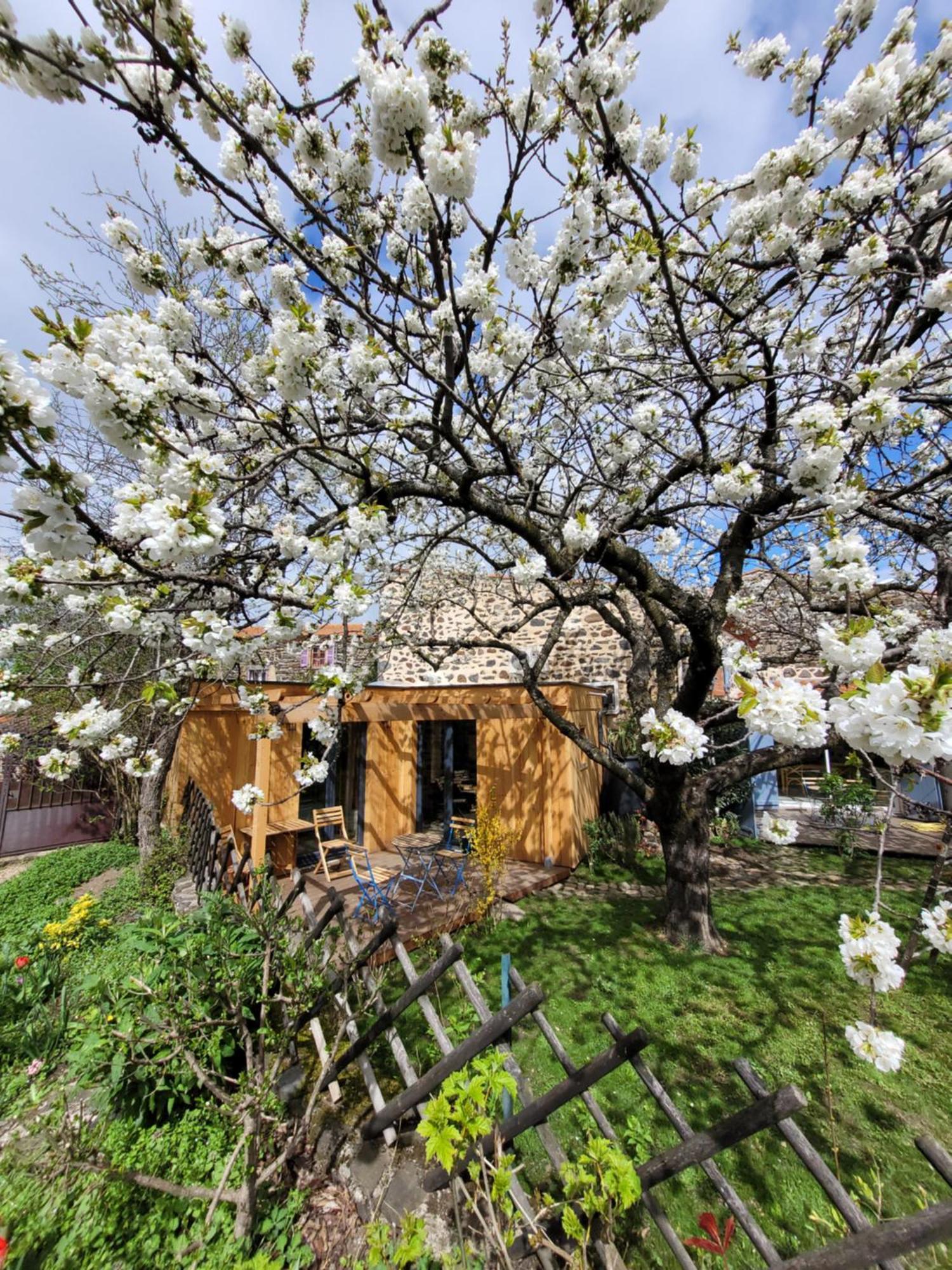 La Maisonnette Sous Le Cerisier Bergonne Exterior photo